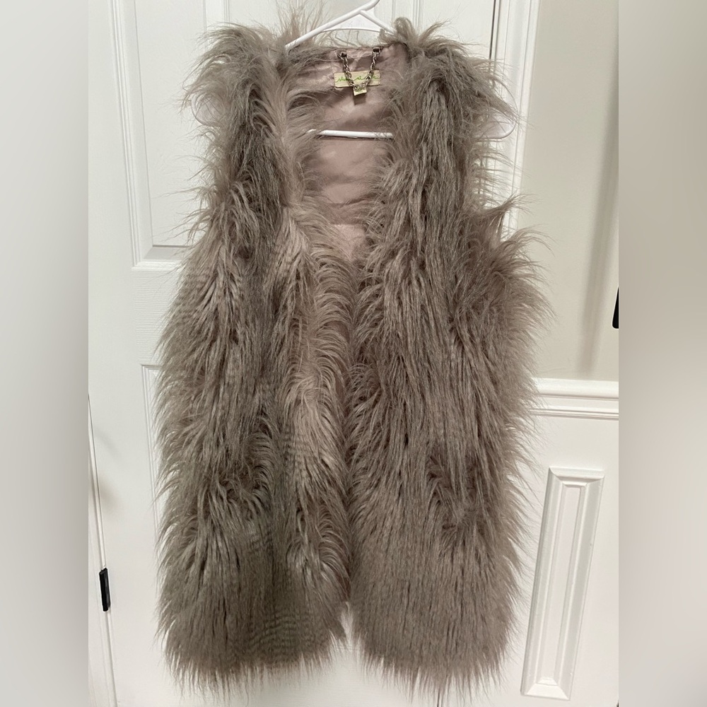 Vintage Faux Fur Vest